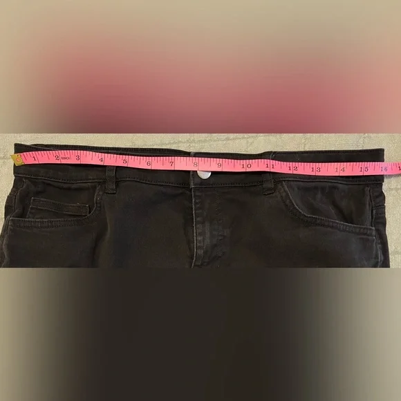 H&M Black Cotton Shorts Size 10 - Picture 5 of 6